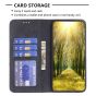 Brilliance LUX iPhone GOOGLE PIXEL7 Flip PU Leather Stitching Colors Dark Magnetic Wallet with Card Pockets Case Black