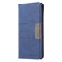 Brilliance LUX Samsung S20FE2022/S20FE/S20LITE Flip PU Leather Stitching Colors Dark Magnetic Wallet with Card Pockets Case Blue