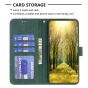 Brilliance LUX iPhone 15 Pro Max Flip PU Leather Retro Business linear Wallet with Card Pockets Case Green
