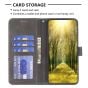 Brilliance LUX iPhone 15 Flip PU Leather Retro Business linear Wallet with Card Pockets Case Black
