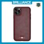 Brilliance LUX iPhone 11 Pro Max TPU PC Leather Scratch Proof Hybrid Case Red