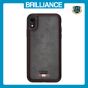 Brilliance LUX iPhone XR TPU PC Leather Scratch Proof Hybrid Case Black