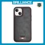 Brilliance LUX iPhone 13 TPU PC Leather Scratch Proof Hybrid Case Black