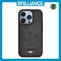 Brilliance LUX iPhone 14 Pro TPU PC Leather Scratch Proof Hybrid Case Black