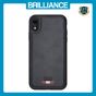 Brilliance LUX iPhone XR TPU PC Leather Scratch Proof Hybrid Case Blue