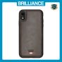 Brilliance LUX iPhone XR TPU PC Leather Scratch Proof Hybrid Case Green