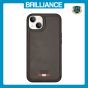 Brilliance LUX iPhone 15 TPU PC Leather Scratch Proof Hybrid Case Green