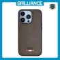 Brilliance LUX iPhone 15 Pro TPU PC Leather Scratch Proof Hybrid Case Green