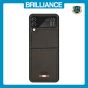 Brilliance LUX Samsung Flip3 TPU PC Leather Scratch Proof Hybrid with folding Case Green