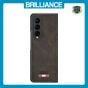 Brilliance LUX Samsung Fold3 TPU PC Leather Scratch Proof Hybrid Case Green