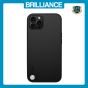 Brilliance LUX iPhone 14 Pro Max PC Carbon Fiber Leather with folding Case Black