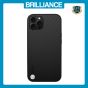 Brilliance LUX iPhone 15 PC Carbon Fiber Leather with folding Case Black