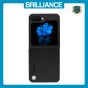 Brilliance LUX Samsung Flip5 PC Carbon Fiber Leather with folding Case Black