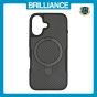 Brilliance LUX iPhone 16 TPU+PC Magnetic Airbag Anti-fall Phone Case Black