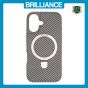 Brilliance LUX iPhone 16 Plus TPU+PC Magnetic Airbag Anti-fall Phone Case Silver