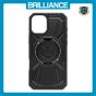 Brilliance LUX iPhone 16 Magsafe Full Body Rugged Case Metallic Black