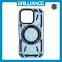 Brilliance LUX iPhone 16 Pro Magsafe Full Body Rugged Case Metallic Light Blue