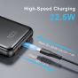 TRUSMI Power Bank Black with Digital Display PB03-011 (22.5W) (10000mAh)