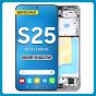 Samsung S25 LCD with Touch + Frame Silver Shadow SERVICE PACK