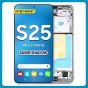 Samsung S25 LCD with Touch + Frame After Market OLED Silver Shadow