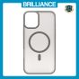 Brilliance LUX iPhone 16 Pro TPU+PC Magnetic Skin-friendly Matte Phone Case Transparent Grey