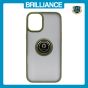 Brilliance LUX iPhone 16 Pro Hybrid Shell Anti-shock Ring Kickstand TPU Matte Case Green