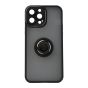 Brilliance LUX For iPhone 14 Pro 3D Electroplating with camera protector and Ringstand Case Black