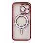 Brilliance LUX For iPhone 14 Electroplated Magnetic Case Red