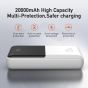 TRUSMI Power Bank White with Digital Display PB03-015 (22.5W) (20000mAh)