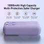 TRUSMI Mini Power Bank Purple with Digital Display PB06-013 (22.5W) (10000mAh)