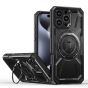 TRUSMI iPhone 12 Pro Max TPU+PC Magnetic Mech Master Phone Case Black