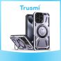TRUSMI iPhone 13/14 TPU+PC Magnetic Mech Master Phone Case Purple