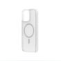 TRUSMI iPhone 11 TPU+PC Magnetic Skin-friendly Matte Phone Case Transparent White