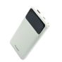 TRUSMI PB02-02 PD22.5W 10000mAh Power Bank with Digital Display USB & Type-C White