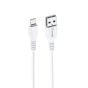 TRUSMI 2.4A USB To iPhone Charging Cable White 2M