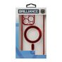 Brilliance LUX For iPhone 13 Pro Max Electroplated Magnetic Case Red
