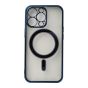 Brilliance LUX For iPhone 14 Electroplated Magnetic Case Blue