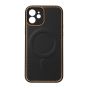 Brilliance LUX For iPhone 13 Pro Max Diamong Piece with Magnetic wireless charging Case Black
