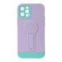 Brilliance LUX For iPhone 13 Pro Hawkeye Small Tail Case Purple and Green