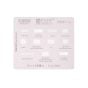 LCD Screen IC BGA Reballing Stencil for iPhone 11-15(Amaoe)