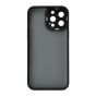 Brilliance LUX For iPhone 14 3D Electroplating with camera protector Case Black