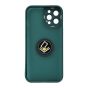 Brilliance LUX For iPhone 13 Pro Max 3D Electroplating with camera protector and Ringstand Case Green