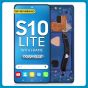 Samsung S10 Lite LCD with Touch + Frame Prism Blue (Refurbished)