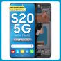 Samsung S20 5G LCD with Touch + Frame Cosmic Grey  (Compatible w/ Verizon 5G UW Model) (Refurbished)