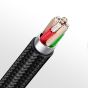 TRUSMI CA47-11 60W Type C to Type C LED Aluminum Alloy Braided Cable