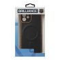 Brilliance LUX For iPhone 14 Diamong Piece with Magnetic wireless charging Case Black