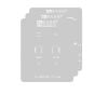 Amaoe Dot Matrix / Face ID / Original Color BGA Reball Stencil for iPhone 13