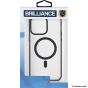 Brilliance LUX for Iphone 15 Plus 2.0 Imitation Hardware Inside Magnetic Suction Acrylic Case Black