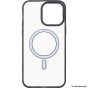 Brilliance LUX for Iphone 15 Plus 2.0 Imitation Hardware Inside Magnetic Suction Acrylic Case Black