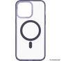 Brilliance LUX for Iphone 15 Plus 2.0 Imitation Hardware Inside Magnetic Suction Acrylic Case Purple